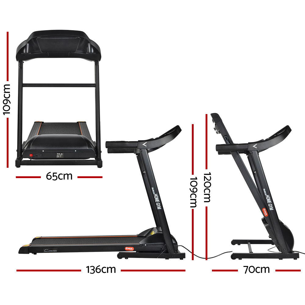 Alderon Electric Treadmill – Black – 400mm