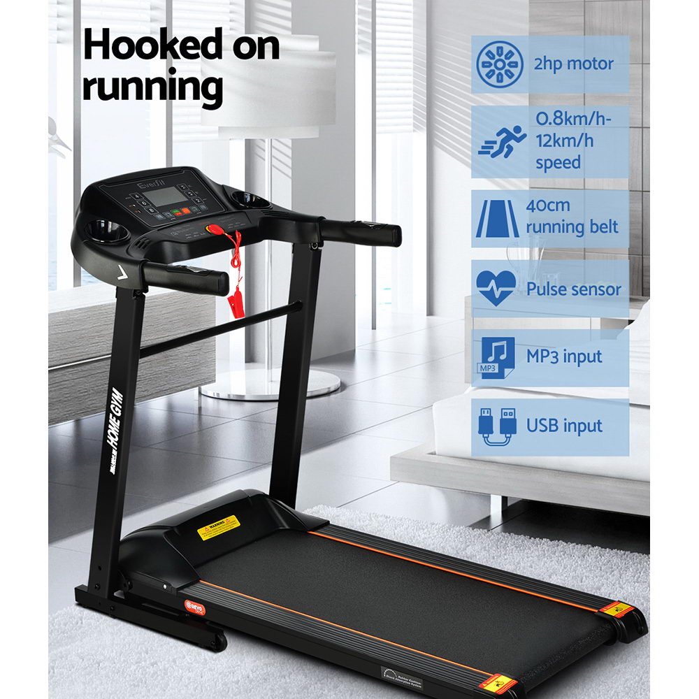 Alderon Electric Treadmill – Black – 400mm