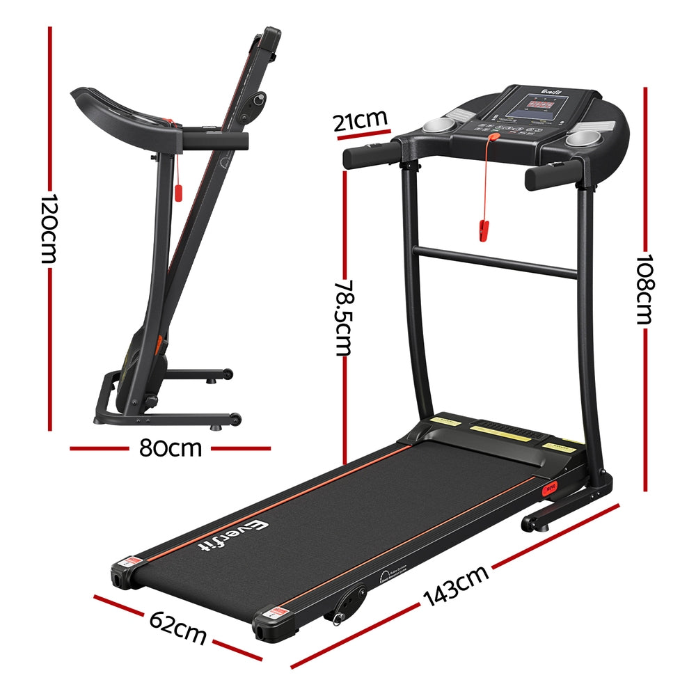 Titan Electric Treadmill – Black – 40 cm Belt