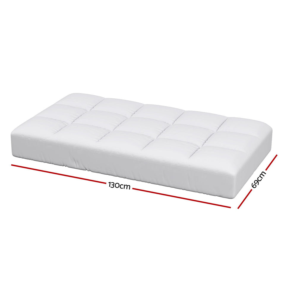 Nara Bamboo Mattress Topper – White – Kids