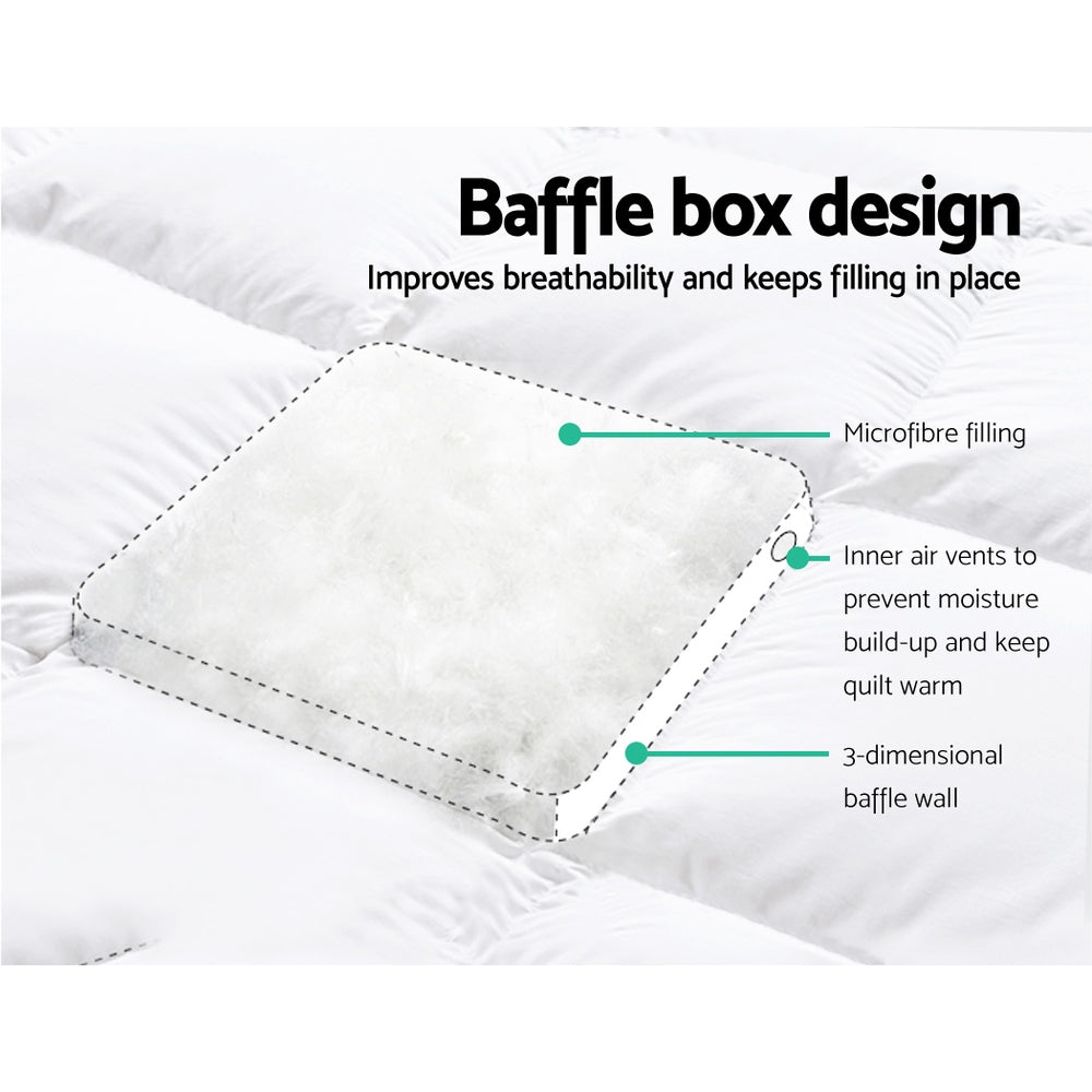 Celeste Soft Mattress – White – King Single