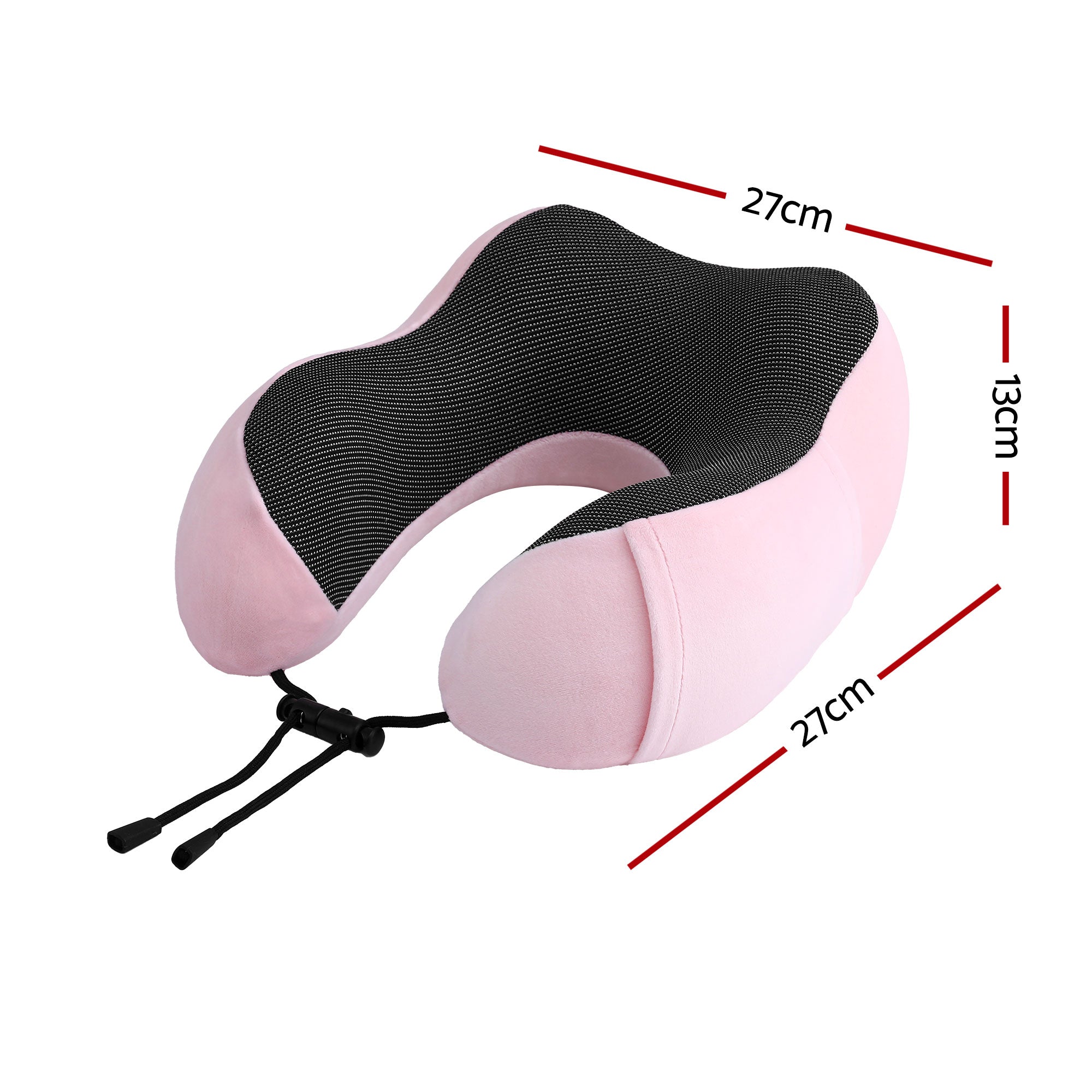 Serano Memory Foam Travel Pillow – Pink