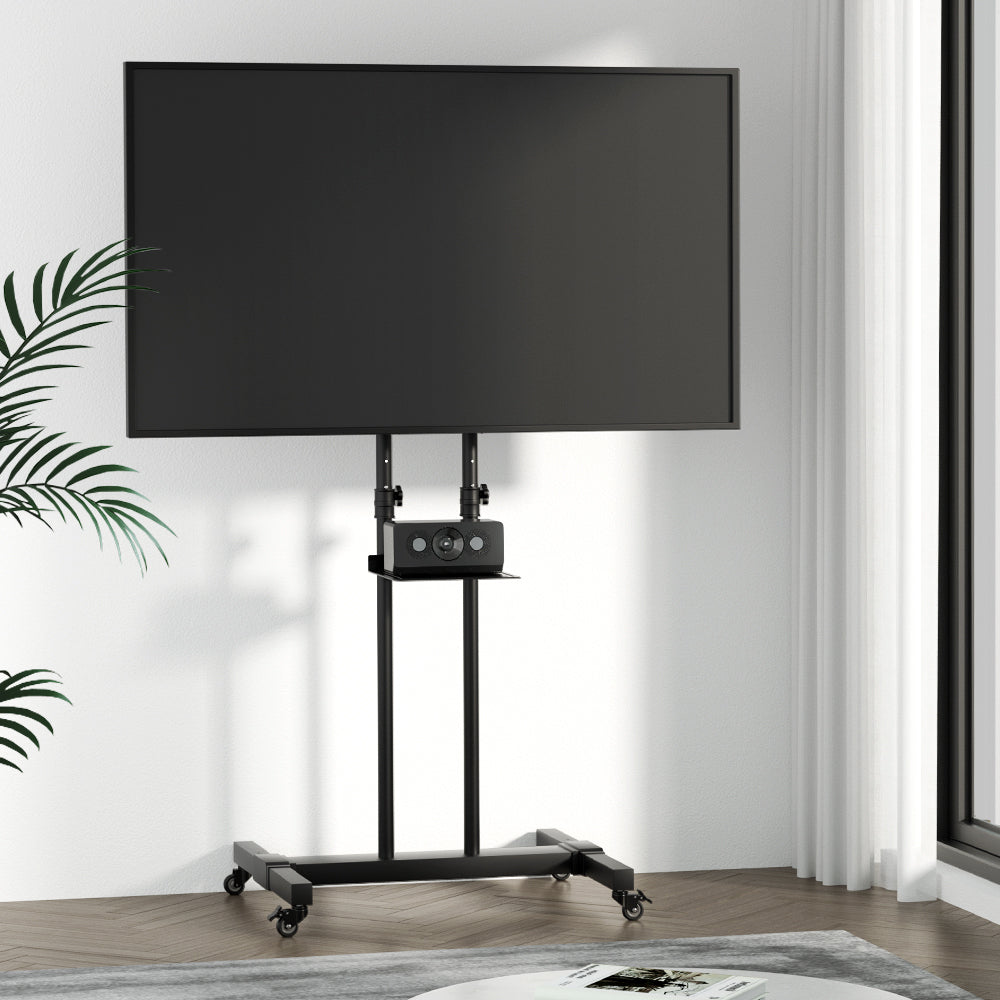 Mobile TV Stand for 23" - 65" TVs Mount Bracket Portable Solid Trolley Cart