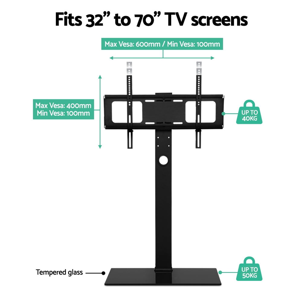 Arlo TV Stand – Black – 32" to 70"