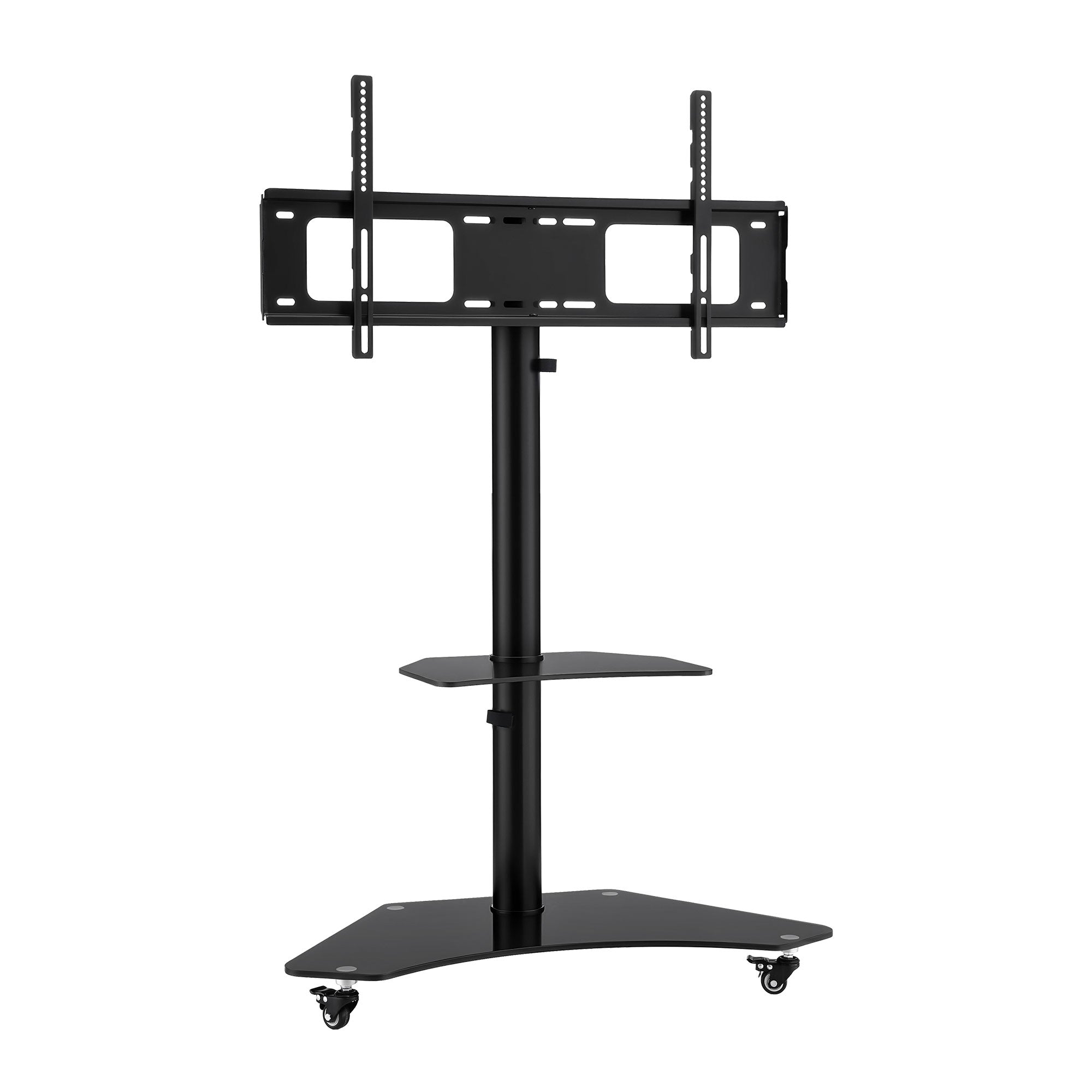 Valmere Adjustable TV Floor Stand Mount – Black