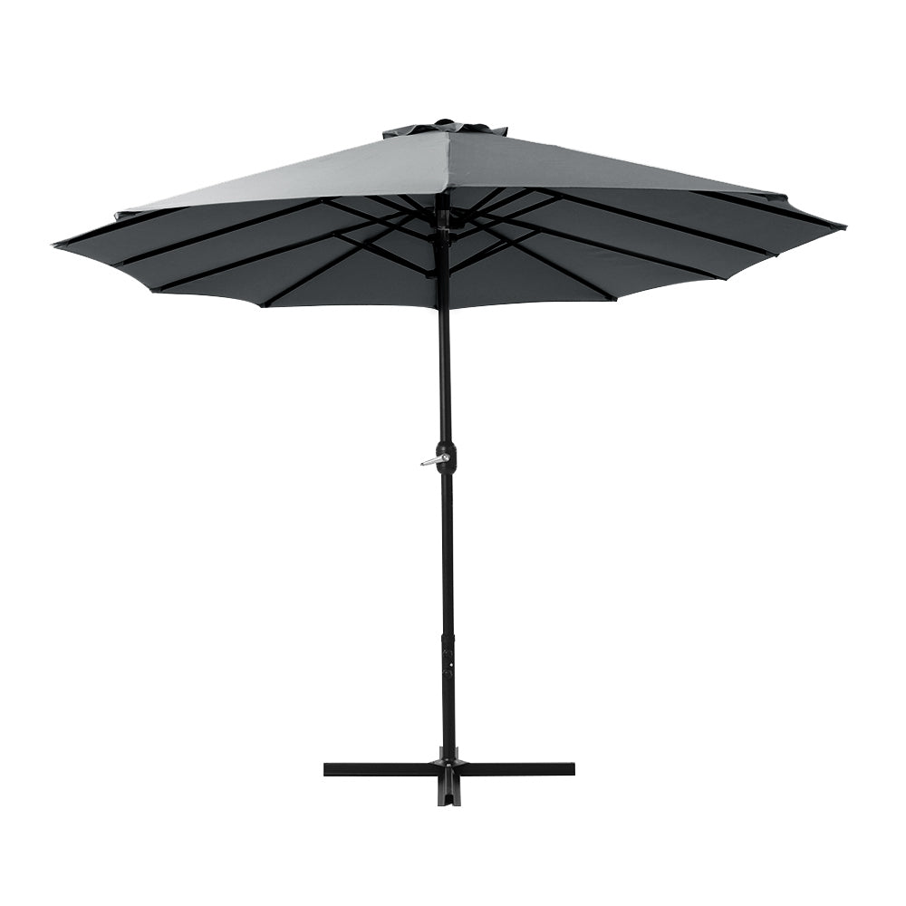 Haven Outdoor Umbrella – Grey / Charcoal – 140 & above