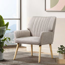 Fabric Armchair – Beige