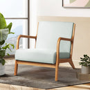 Fabric Armchair – Grey Olive