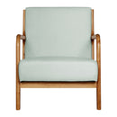 Fabric Armchair – Grey Olive
