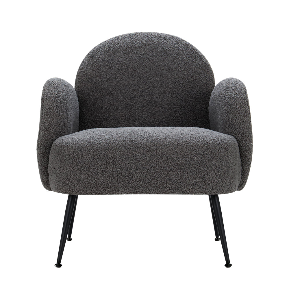 Hanes Sherpa Accent Chair – Charcoal