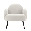 Boucle Armchair – White