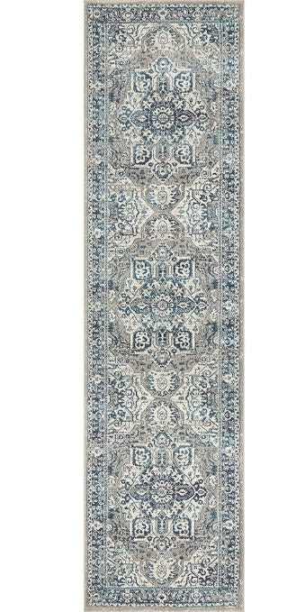 Avery Blue Modern Rug (Runner) Rugs
