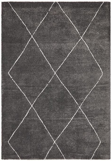 Aria Charcoal Plush Rug Rugs