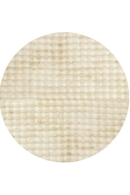 Juno Natural Plush Rug (Round) Rugs