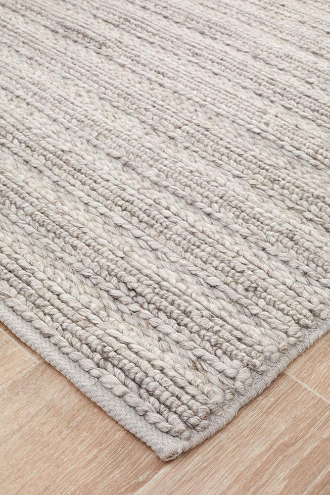 Tuscany Modern Rug – Silver – 225 x 155 cm