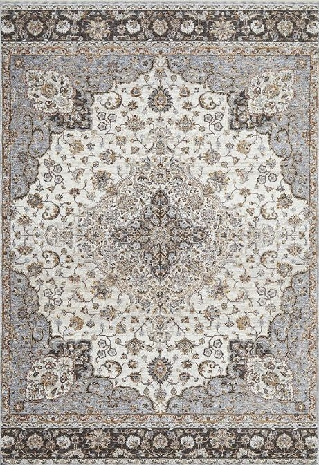 Capri Silver Modern Rug Rugs