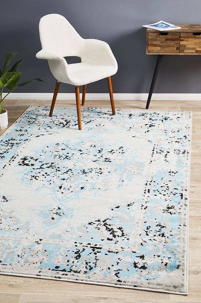 Lyra Grey Modern Rug Rugs