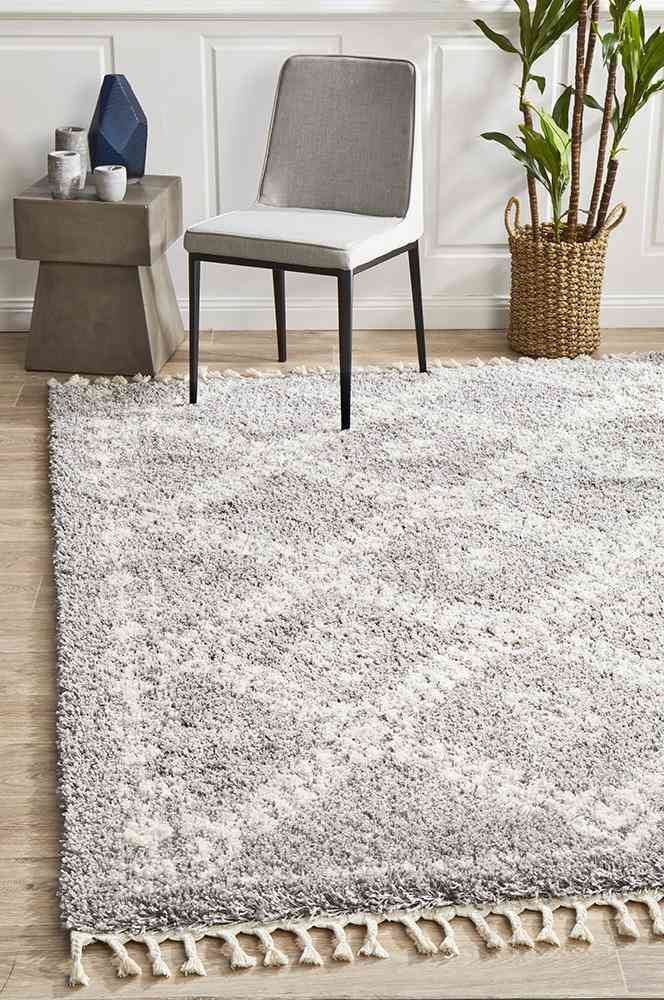 Cascade Silver Modern Rug Rugs