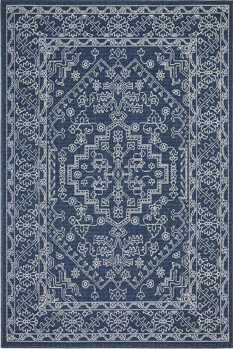 Aegean Navy Modern Rug Rugs