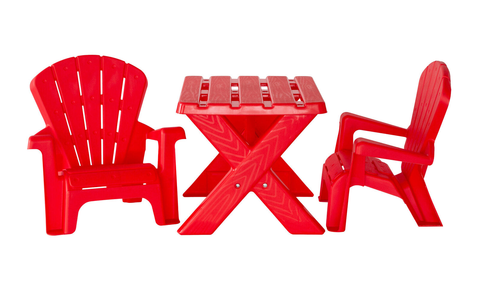 Hacienda Kids Table & Chair Set – Red – Set of 3