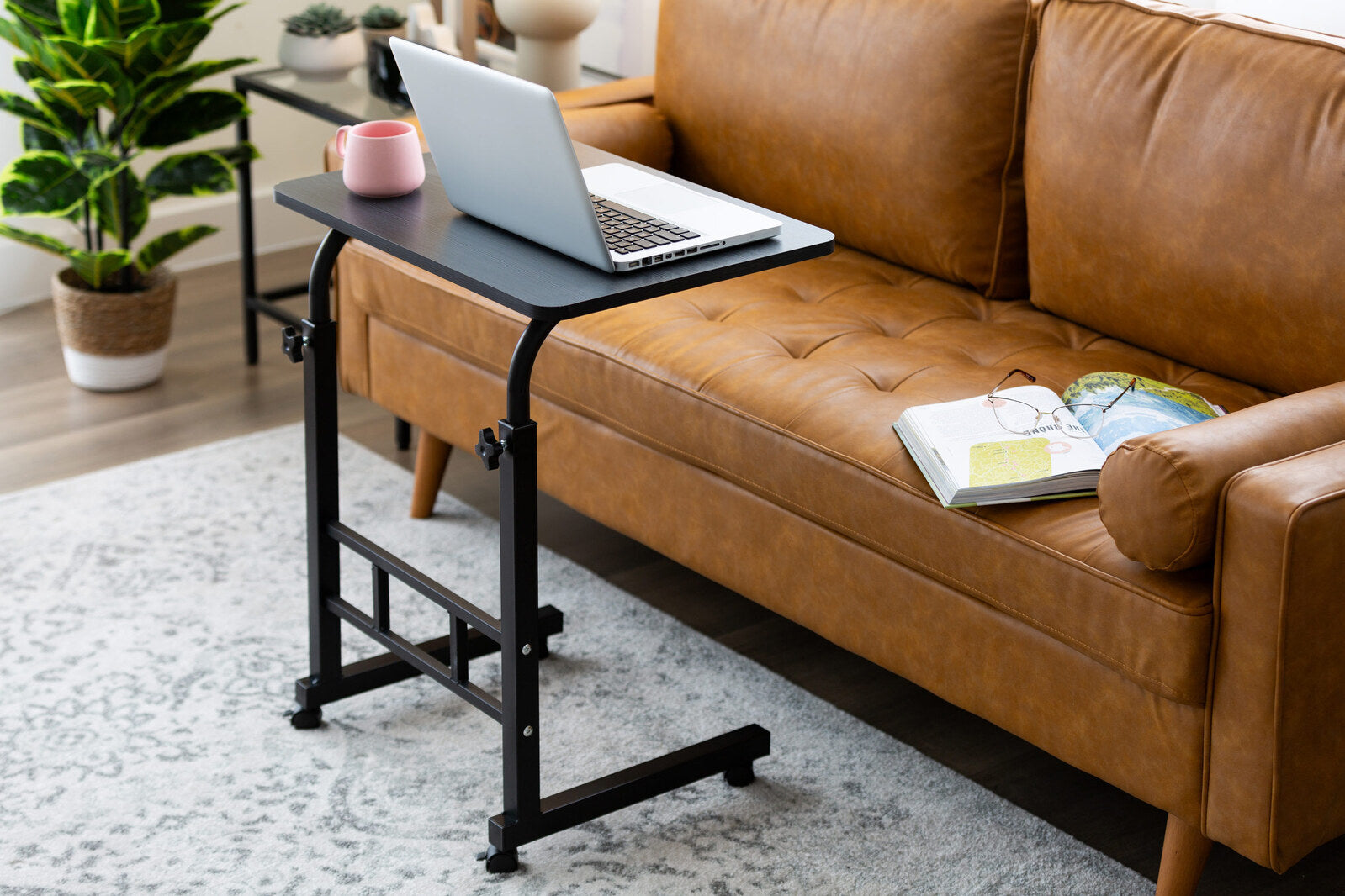 FlexWork Portable Laptop Desk – Adjustable Height – Compact