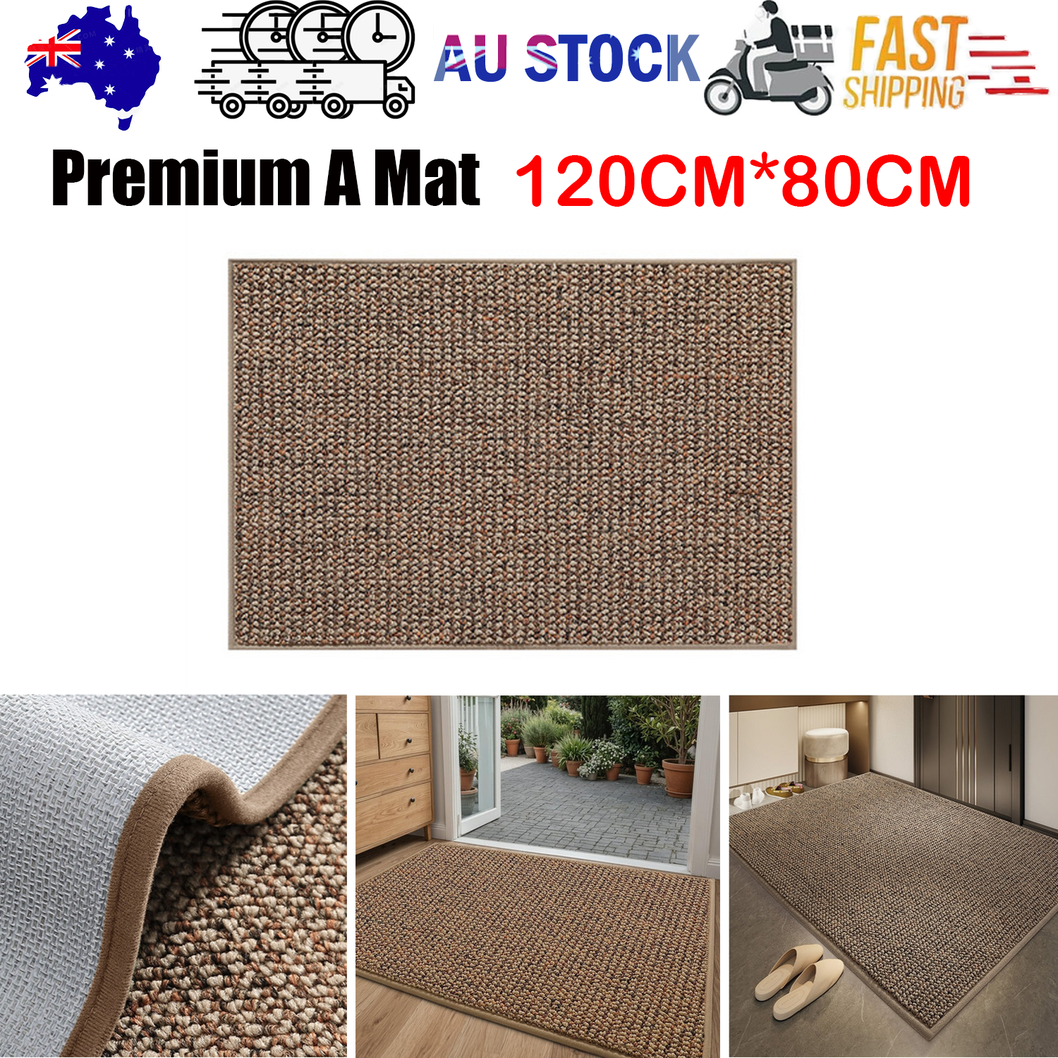 Premium Entrance Door Carpet Sole Cleaning Mats Sand and Dust Removal Washable