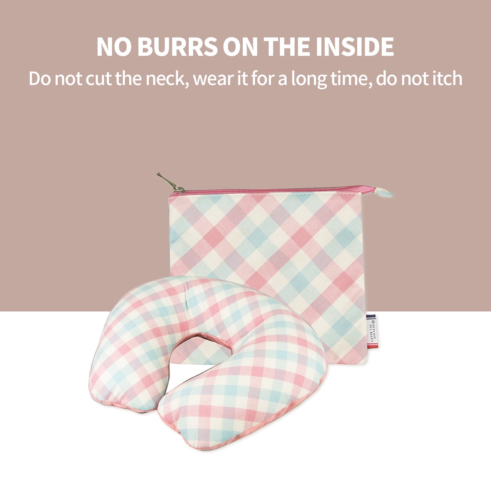 Traverse Travel Neck Pillow – Pink – Standard