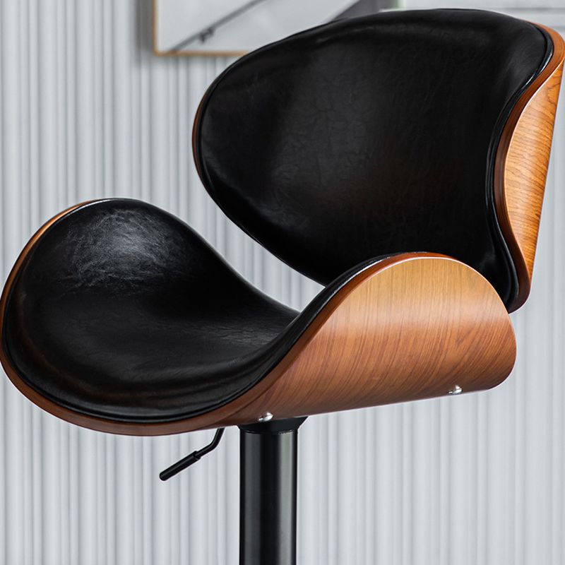 Alderon Swivel Bar Stool – Black – Single