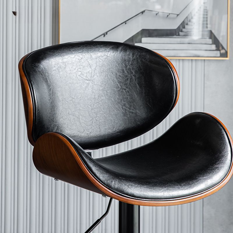 Alderon Swivel Bar Stool – Black – Single