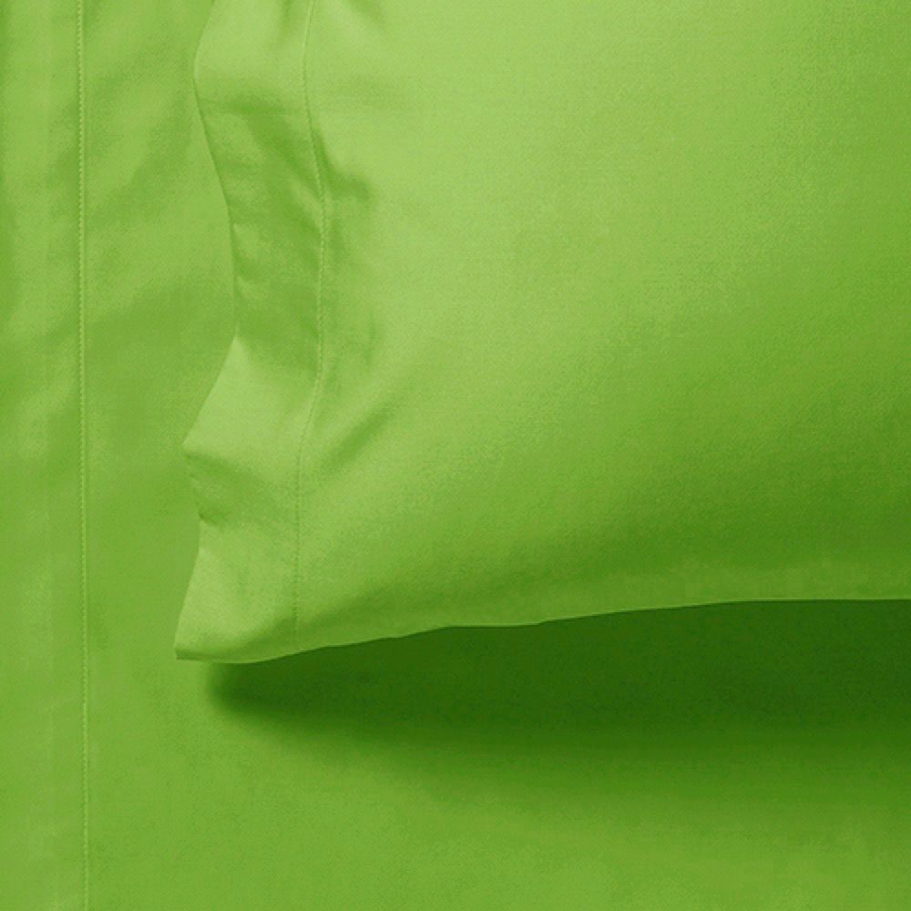 Atlas Ultra Soft Fitted Sheet & Pillowcase Set – Green – King Single