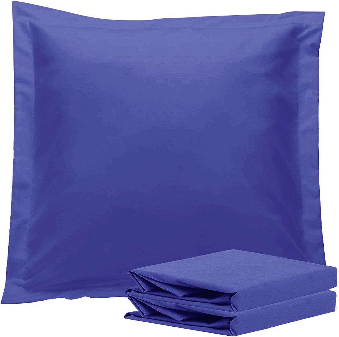 Valentina European Pillowcases – Blue – Set of 2