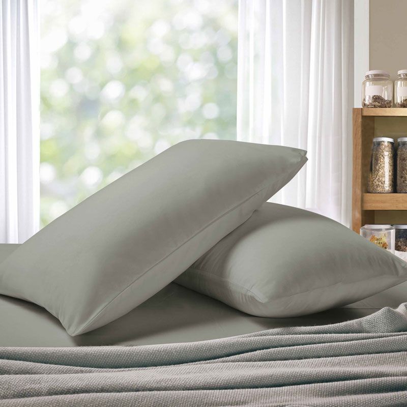Haven 1000TC Ultra Soft Pillowcases – Grey – King Set of 2