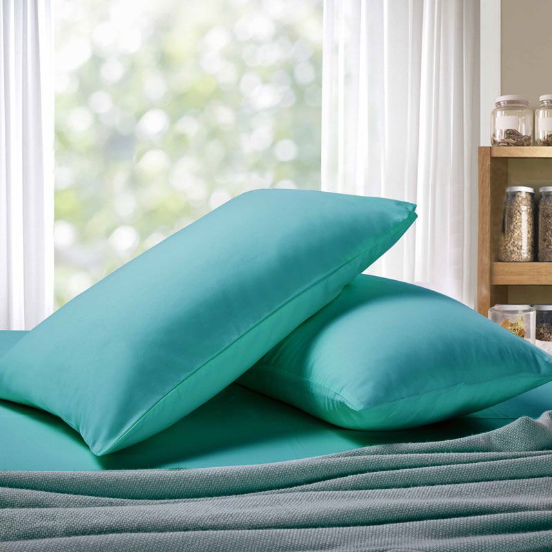Rowan 1000TC Ultra Soft Pillowcases – Blue – King Set of 2