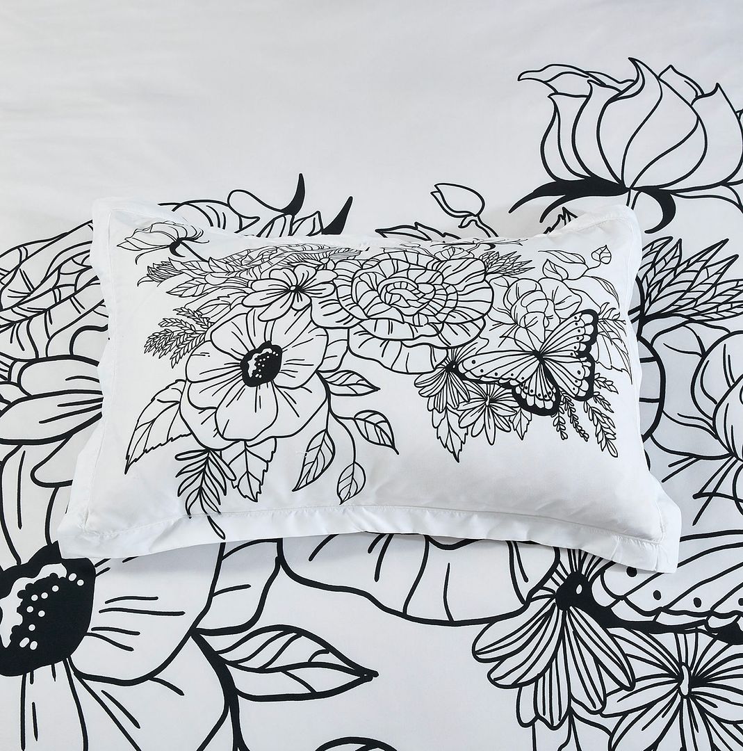 Viene Floral Duvet Quilt Cover Set – Queen