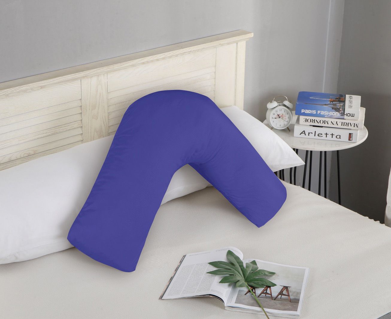 Linden 1000TC Premium Ultra Soft V SHAPE Pillowcase - Royal Blue