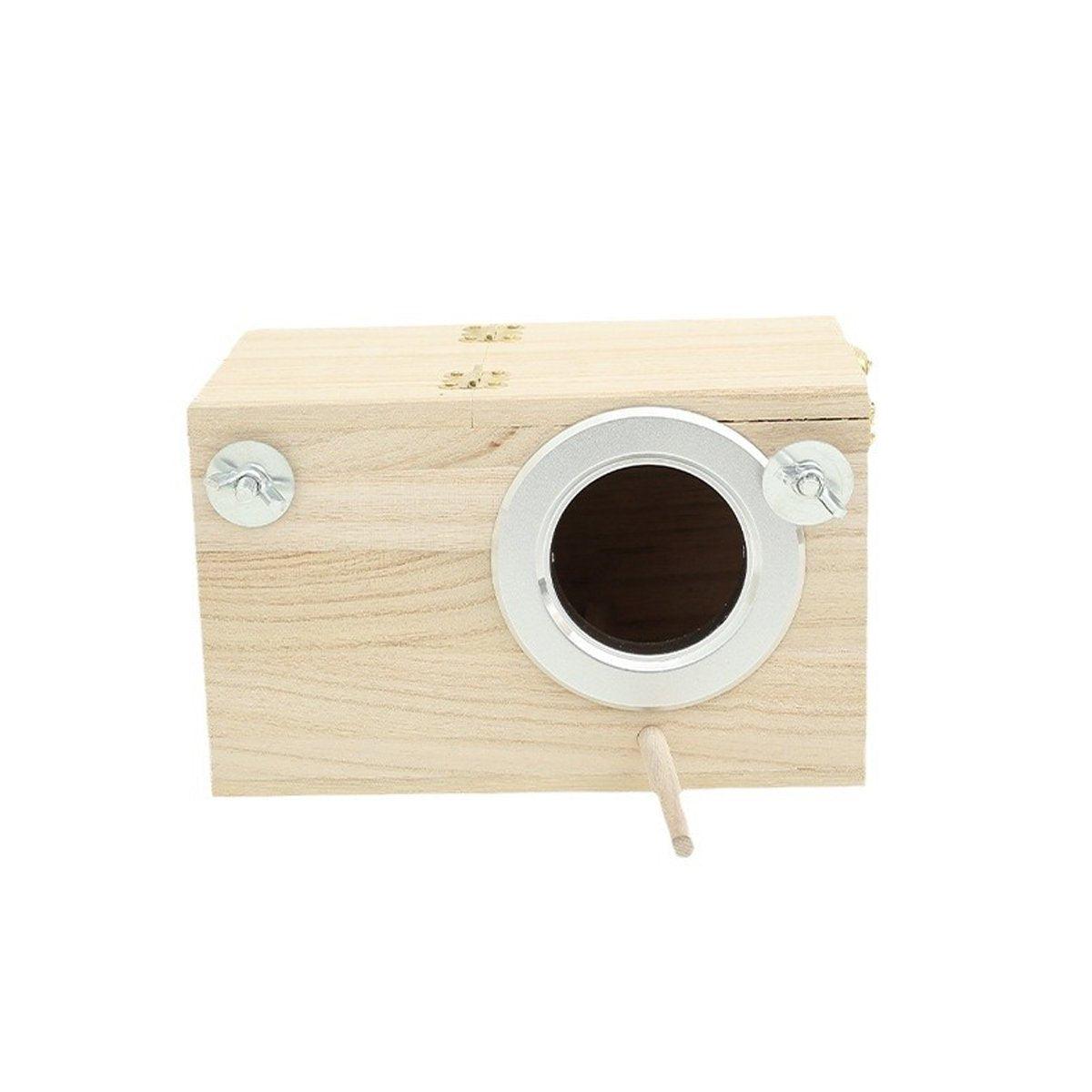 Fiora Wooden Bird Breeding Box – Brown – Standard