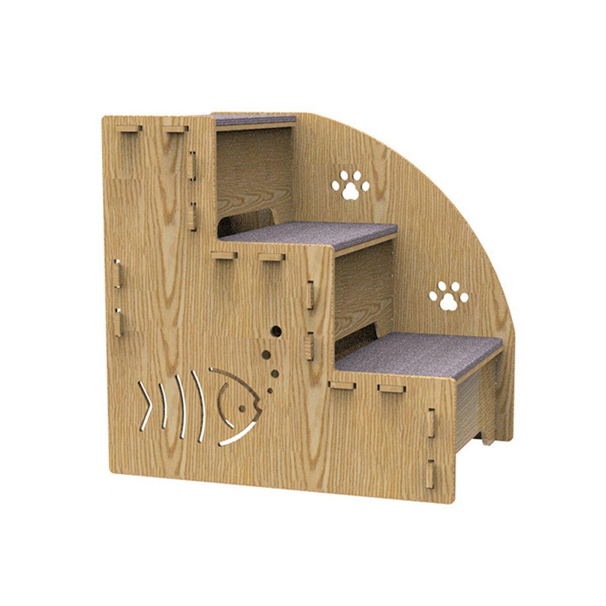 Atlas Wooden Pet Stairs – 3 Step Bed & Sofa Ladder