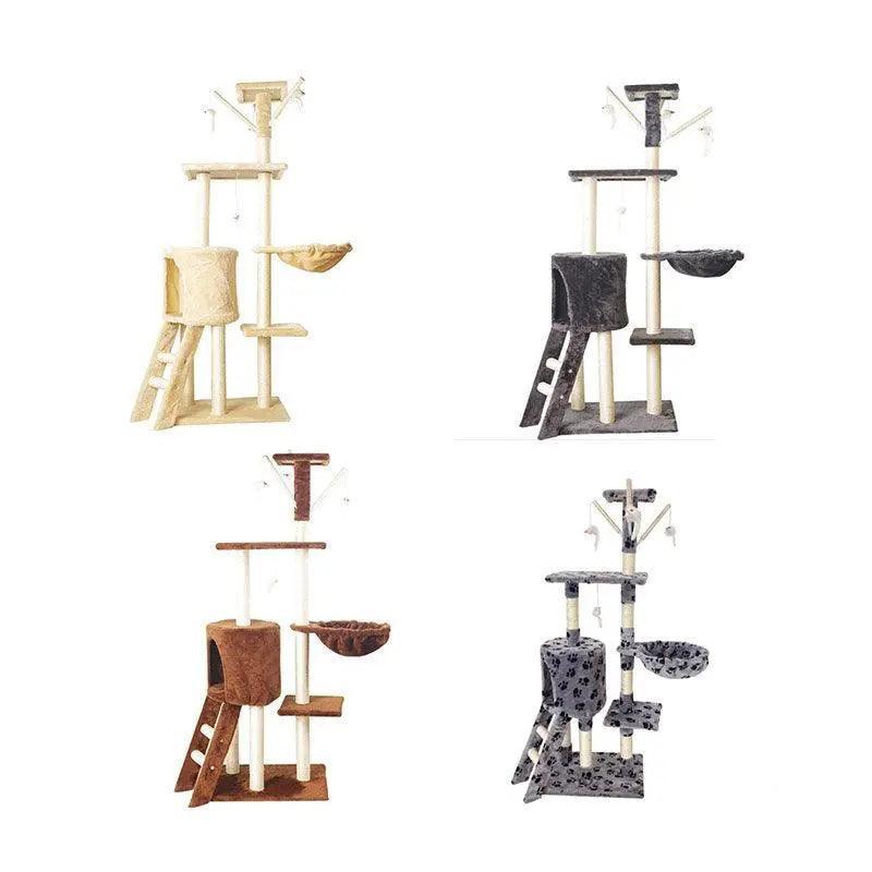 Kaleo Multi-Level Cat Tree – Grey – 135 cm