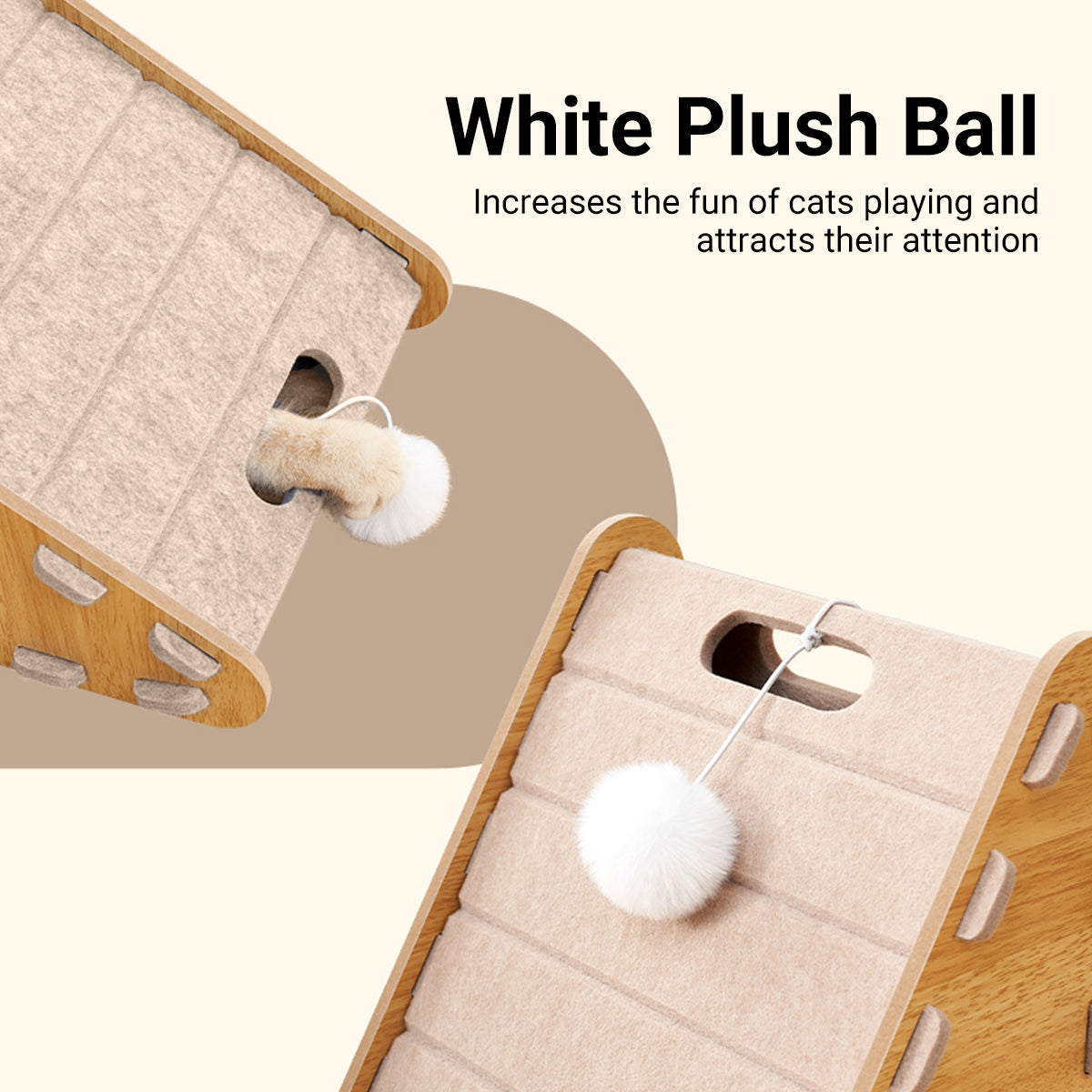 Triton Cat Scratch Board – Felt – Triangle