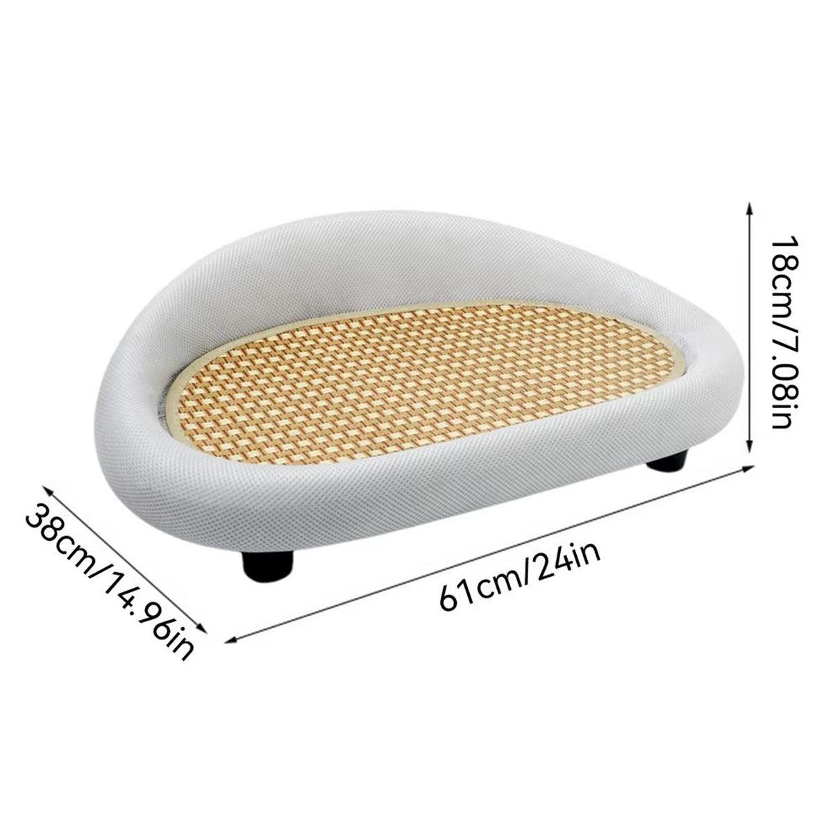 Feline Cat Scratching Sofa – Brown – Large