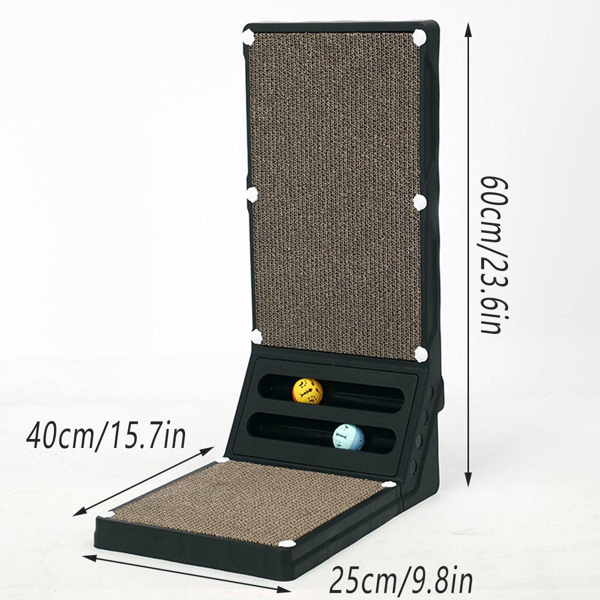 Cove L-Shaped Cat Scratching Board – Black – Large