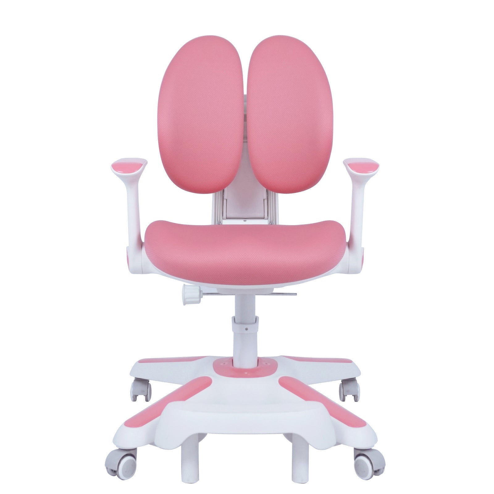 Marston Ergonomic Kids Study Chairs – Pink – Set of 2