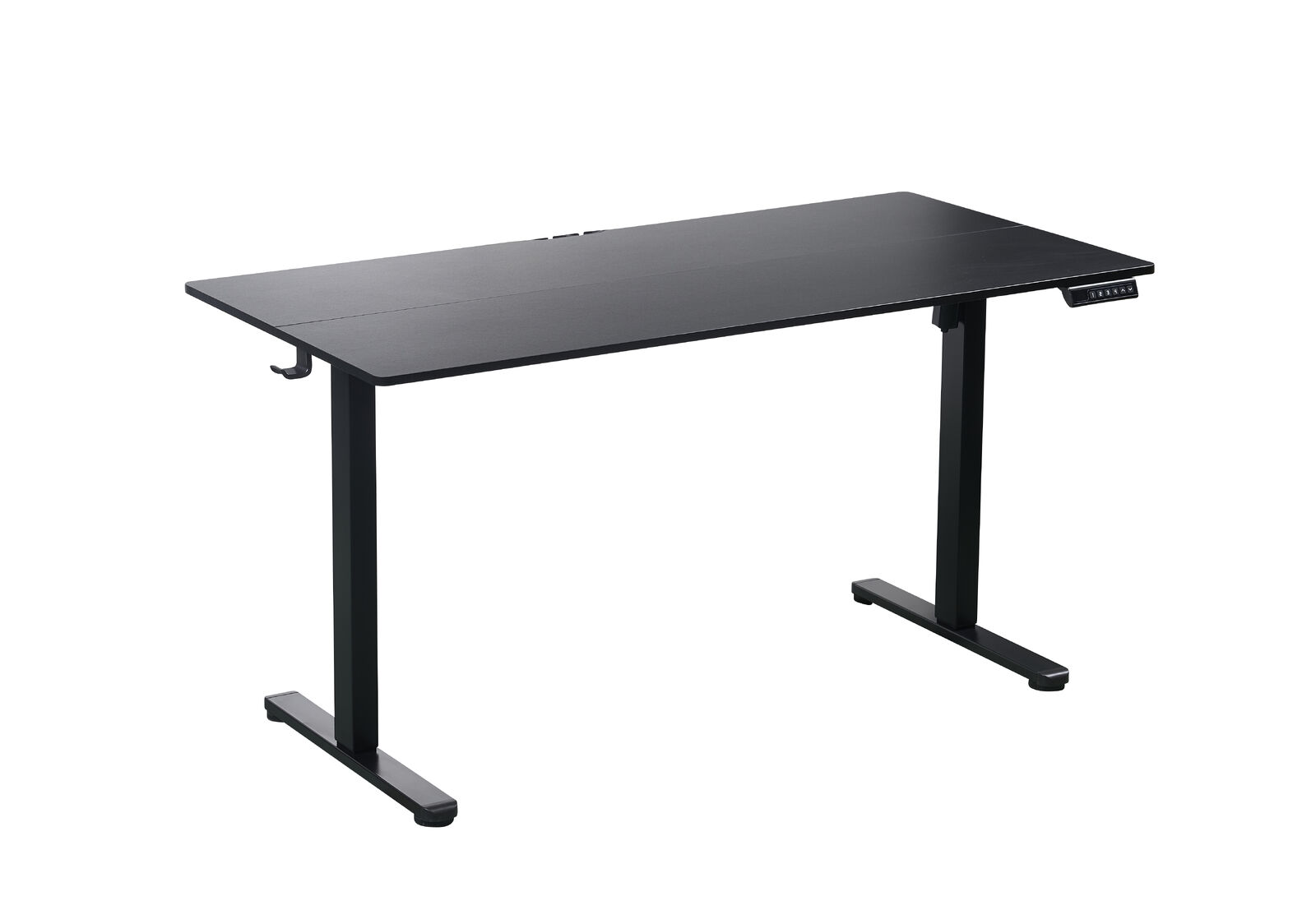 Electric Standing Desk Height Adjustable Motorised Electric Sit Stand in Black