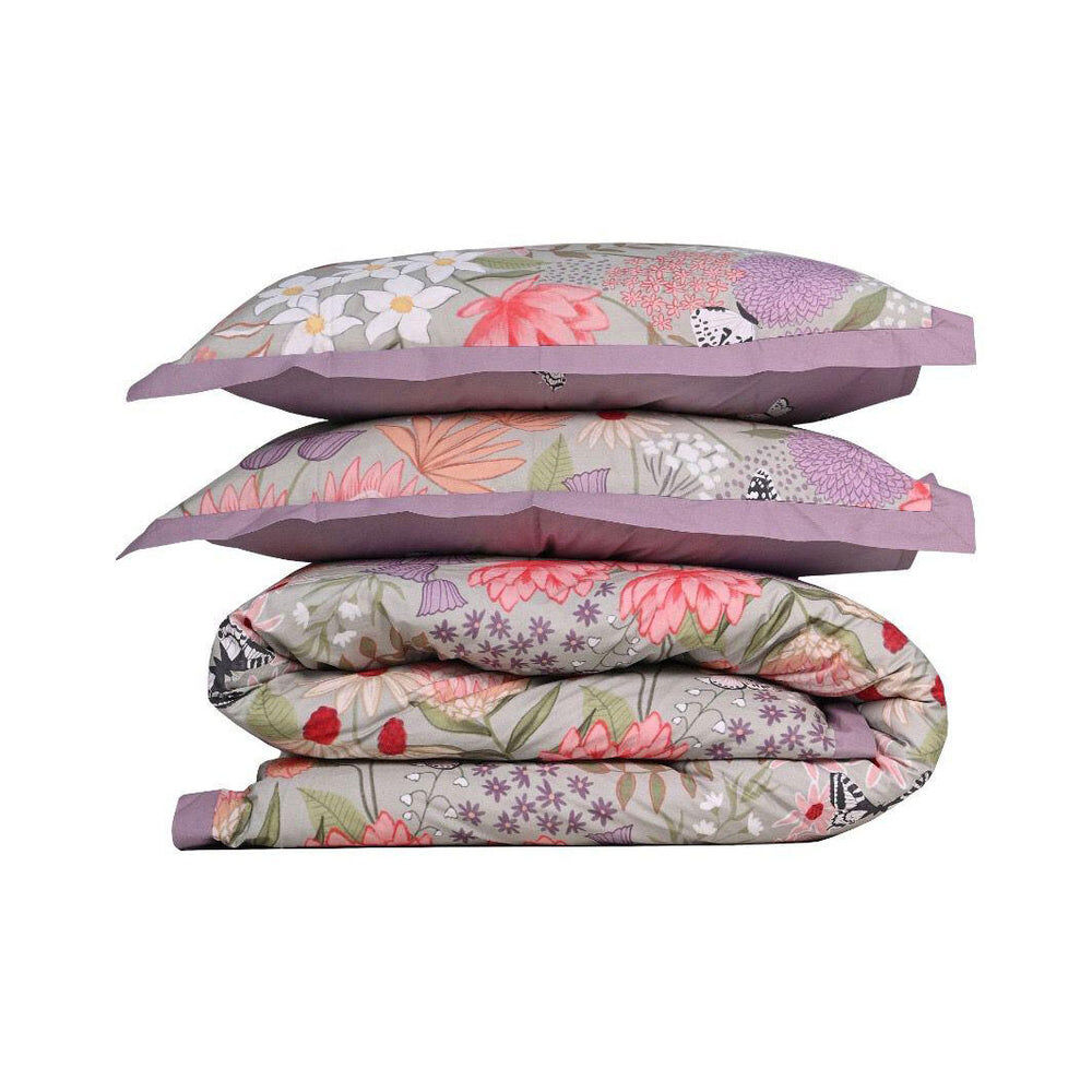 Serena Cloud Cotton Quilt Cover Set – Multi – King