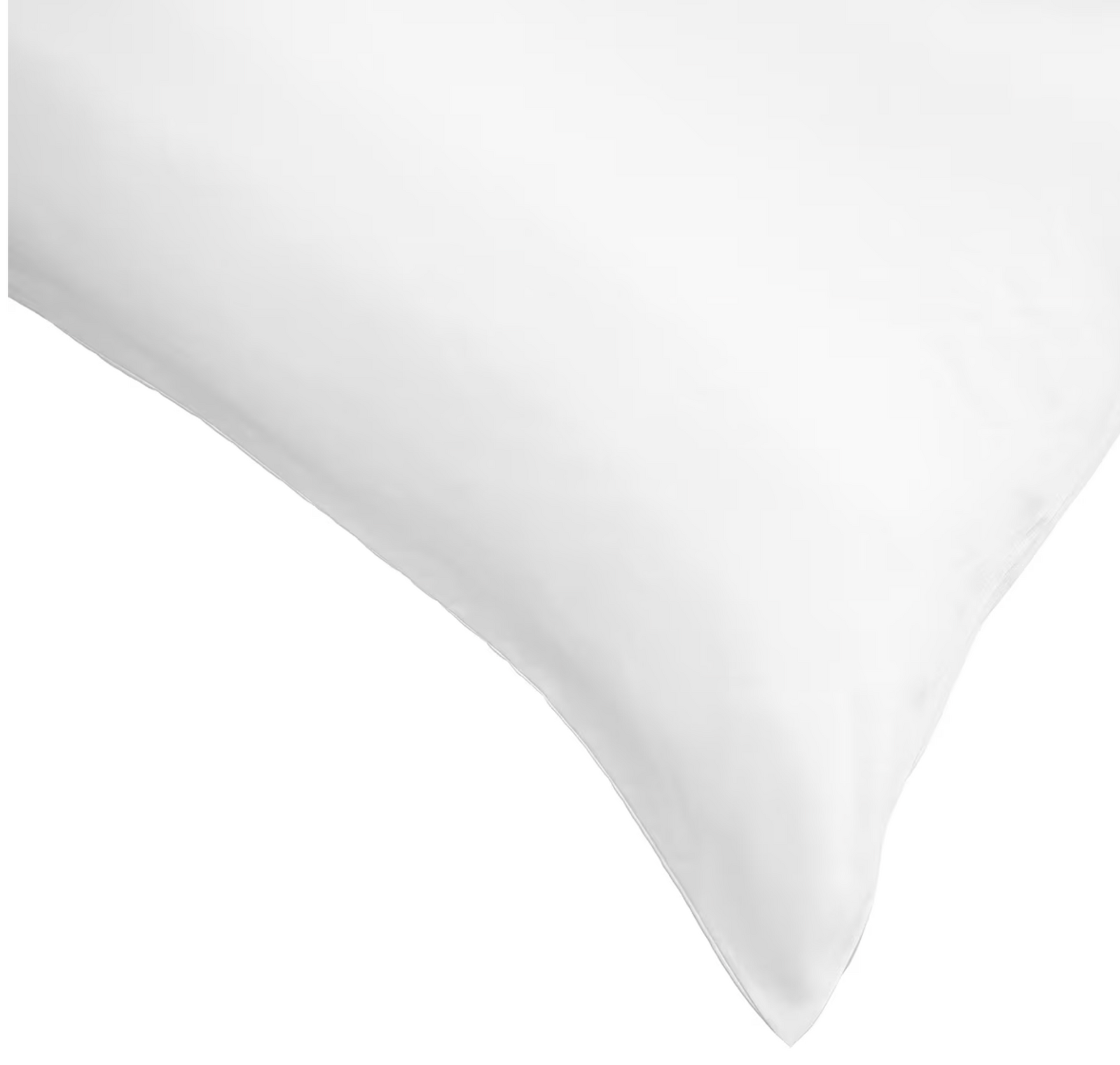 Kiara Silk Pillowcase – White – Standard