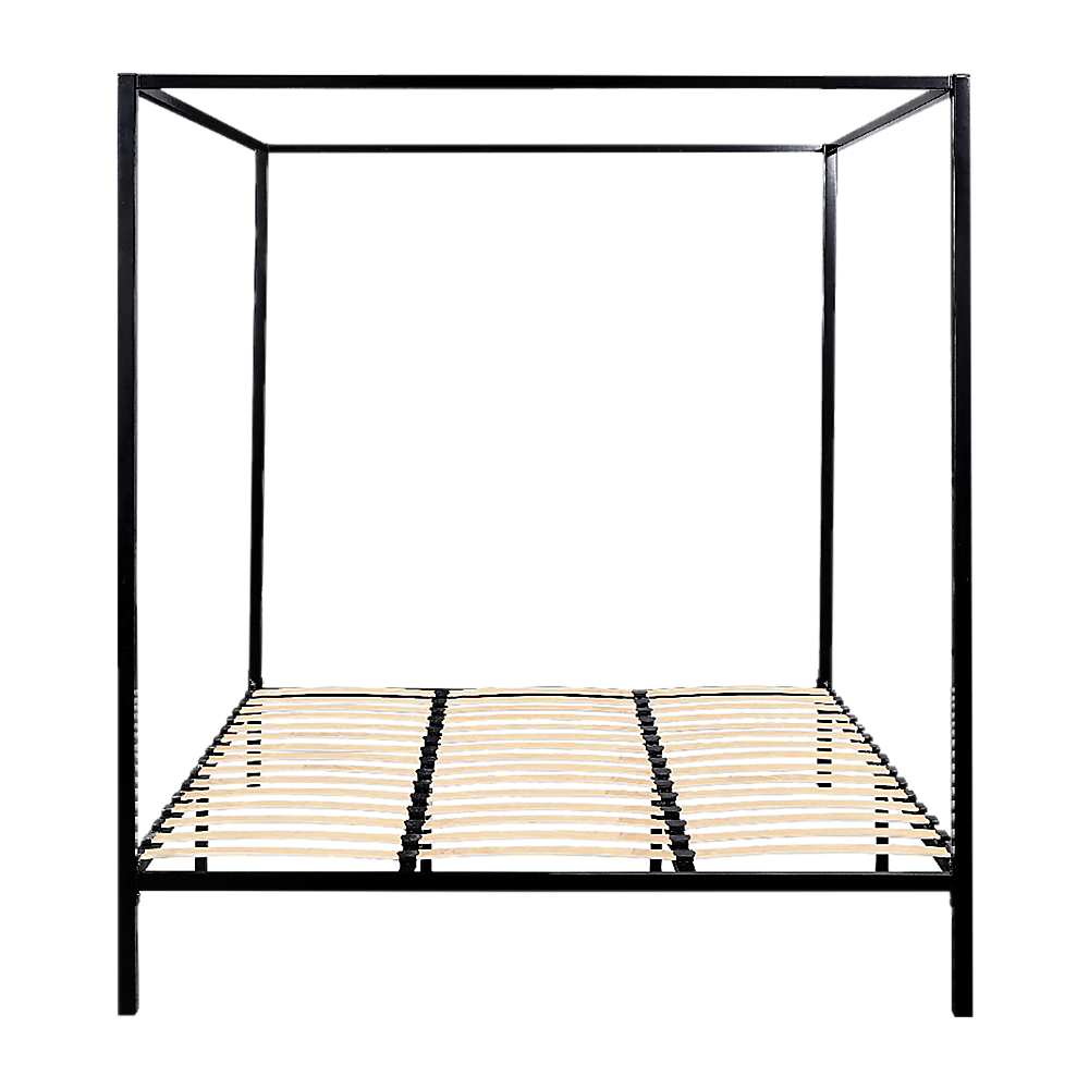 Rowan 4 Poster Bed Frame – Black – King