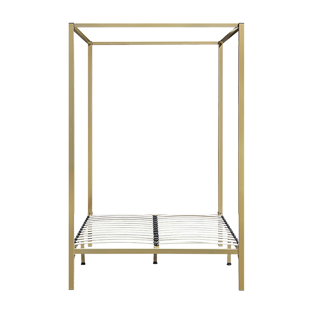 Linden 4 Poster Bed Frame – Gold – Double