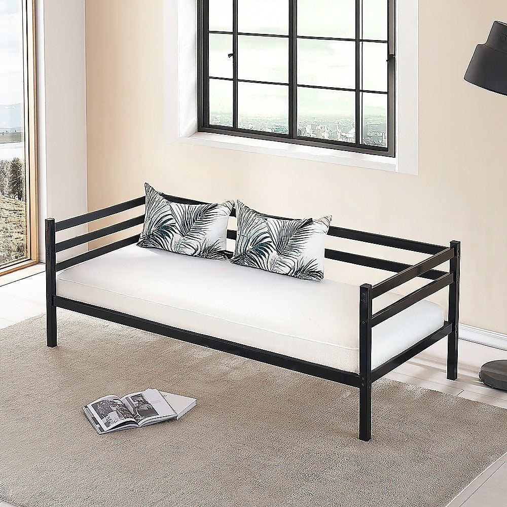 Arlo Metal Frame Daybed – Black – Single