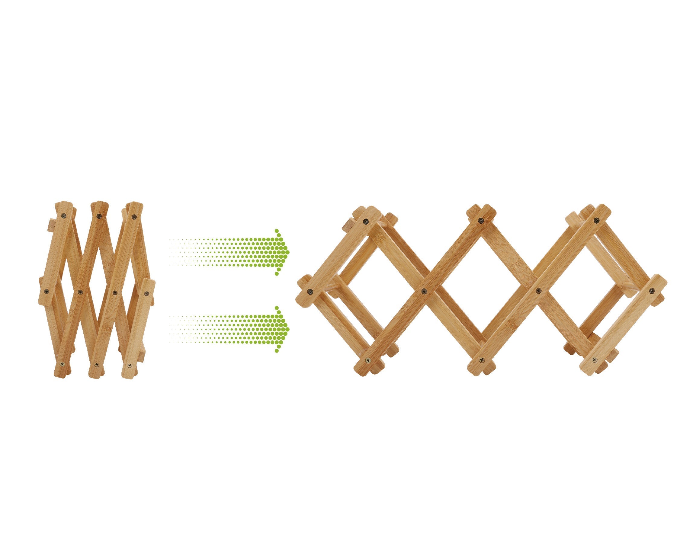 Kairo Foldable Wine Rack – Natural Bamboo