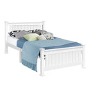 KING SINGLE SIze - Wooden Bed Frame - White
